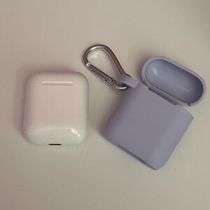 Apple Airpods (2nd Generation) WITH LAVENDER CASE